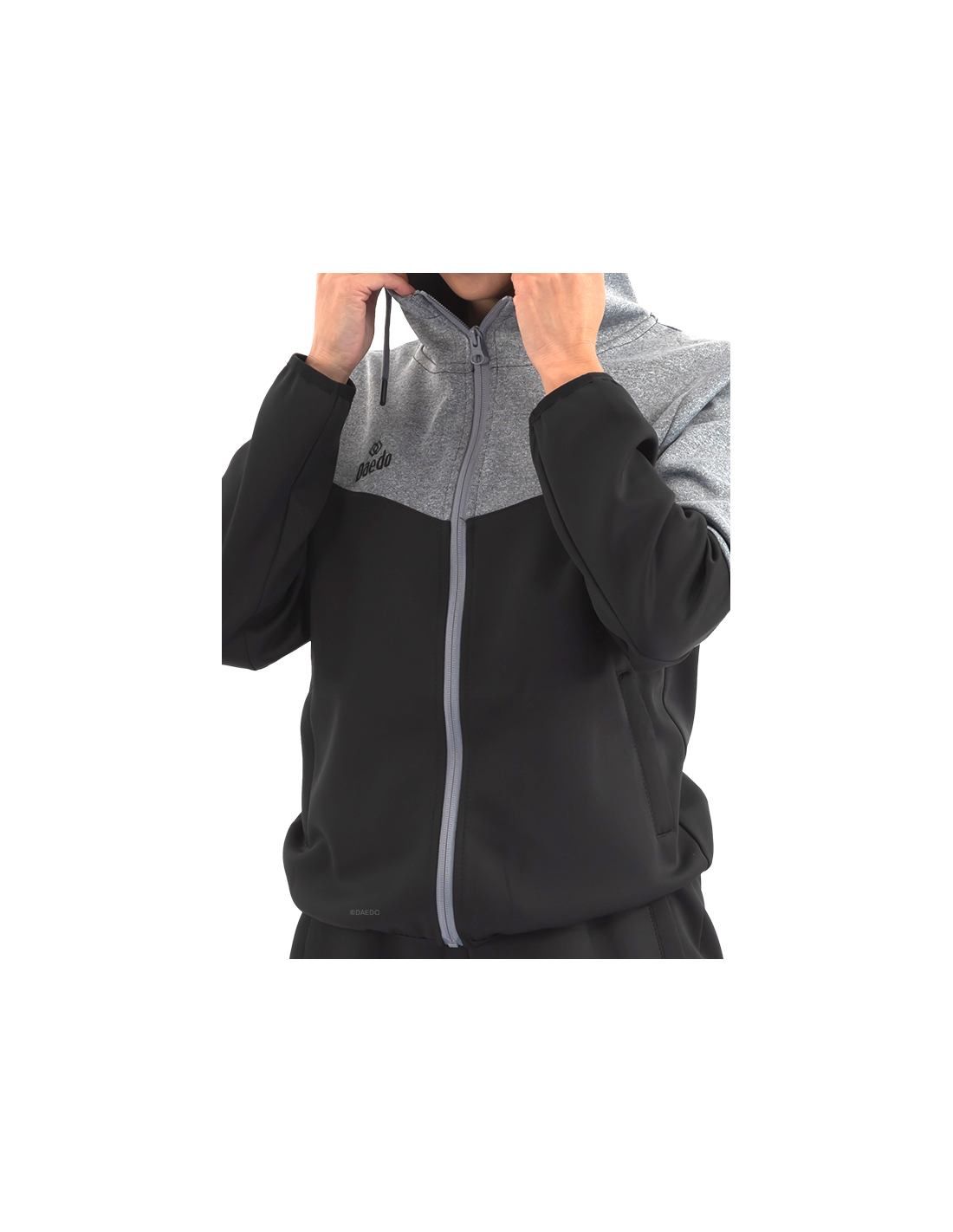 Hooded Sweatshirt Grey/Black*++*Hooded Sweatshirt Grey/Black